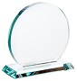 Jade green trophy circle Jade green trophy circle