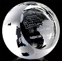 Crystal Globe with Flat face Crystal Globe with Flat face