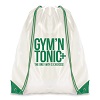 White Coloured Trim Pegasus Drawstring Bag White Coloured Trim Pegasus Drawstring Bag