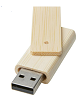 Rotate 4GB bamboo USB flash drive - Beige Rotate 4GB bamboo USB flash drive - Beige